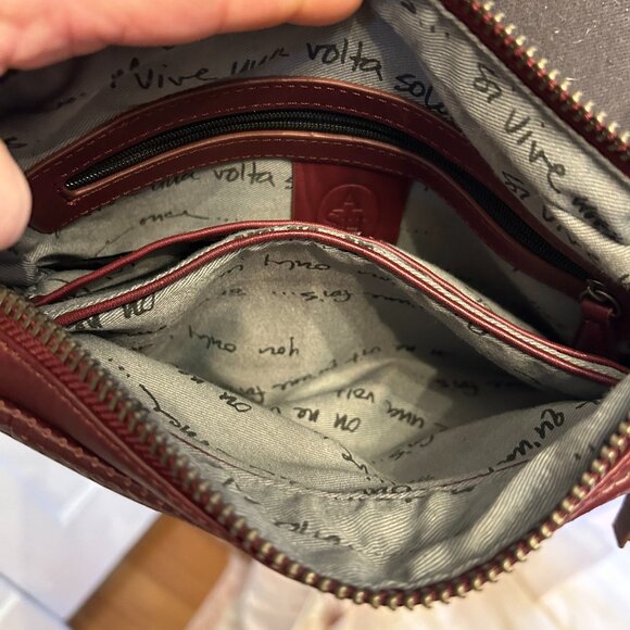 Never worn, NWT, Ash "Riley" Crossbody Bag with Dustbag in Rare Wine color - Picture 6 of 8